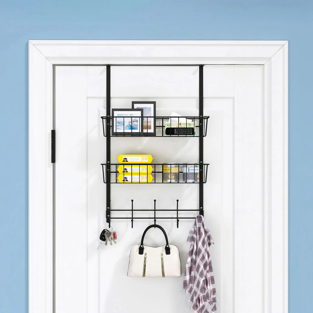 Over The Door Hooks Organizer Door Towel Rack