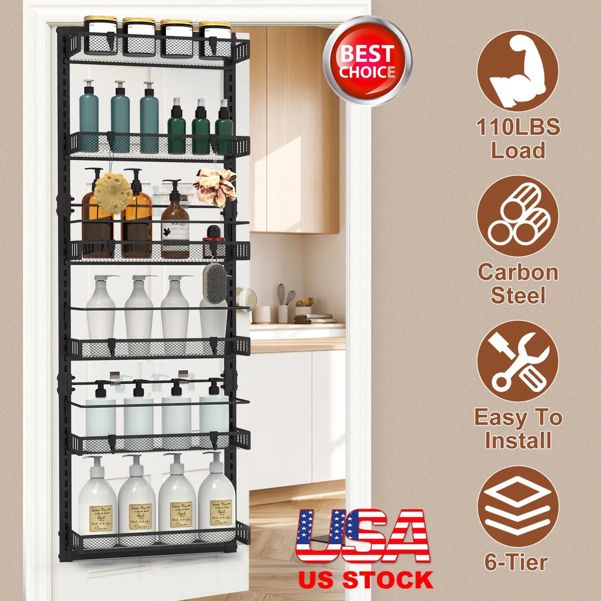 Over The Door Pantry Organizer