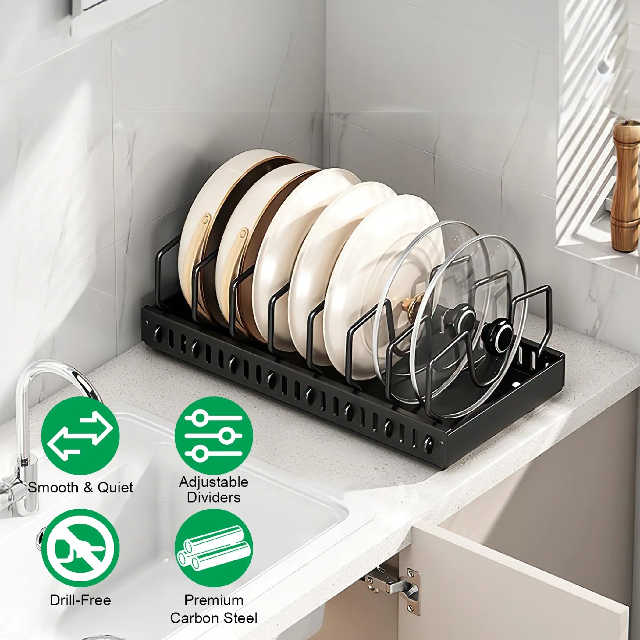 Pull Out Pots And Pans Organizer Under Cabinet