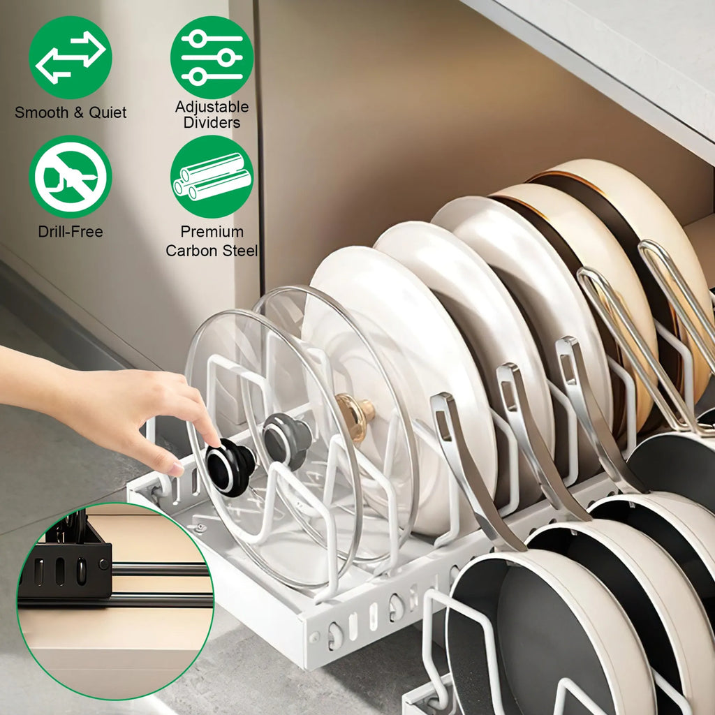 Pull Out Pots And Pans Organizer Under Cabinet